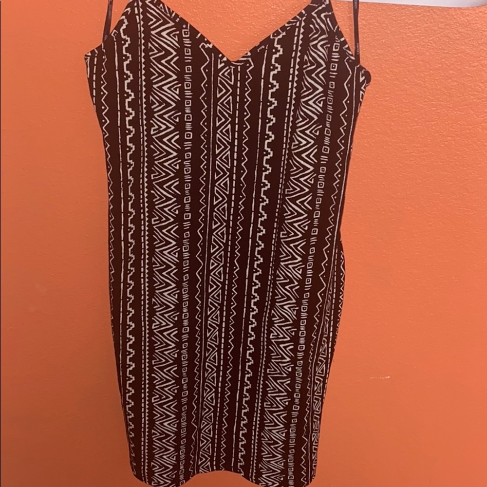 Black and White Aztec Mimi Dress